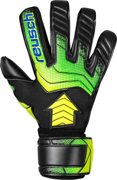Reusch Attrakt AB1 Duo 5560964 7052 black yellow front